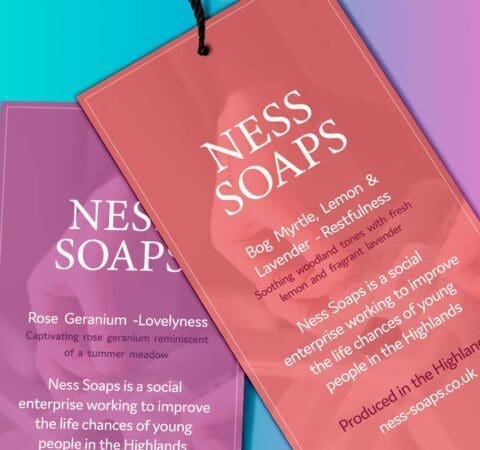 Ness Soaps Tags Mock Ups