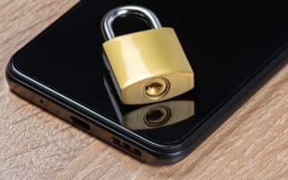 Padlock on Phone