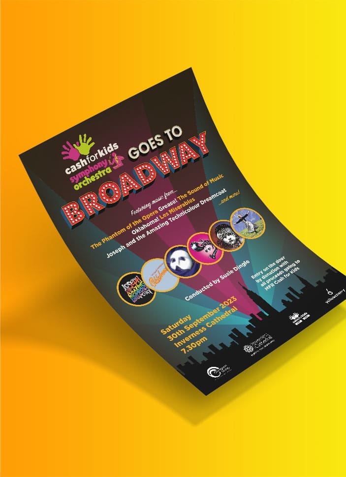 Cash For Kids Goes To Broadway Flyer